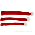 High quality cute Knitting Christmas dog cat scarf